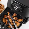 BUĞZ Yumurcak Shop® Siyah Isıya Dayanıklı Yıkanılabilir Silikon Fırın Ve Airfryer Yuvarlak Model Pişirme Matı 20 Cm