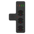 BUĞZ Yumurcak Shop Termal Akım Korumalı 3 Adet Soket,3 Adet USB ve 1 Adet Type-C Girişli 20w Priz Model 3397