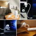 BUĞZ Yumurcak Shop® USB Astronot Gece Lambası, Masa Lambası, Kitap Okuma Lambası Işığı