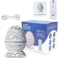  Yumurta Şeklinde Su Dalgalı Bluetooth Speaker Lamba Renkli Şarjlı