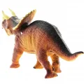  Yumuşak Plastik Dinozor Figür - Triceratops