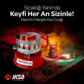 BUĞZ Yuvarlak Galvaniz Elektrikli Nargile Köz Ocağı