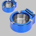 BUĞZ Yuvarlak Metal Küllük Çakmak Entegreli Dayanıklı Yapı Yeni Nesil