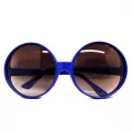  Yuvarlak Yeşilçam 80 li 90 lı Yıllar Parti Gözlüğü Retro Mavi Renk