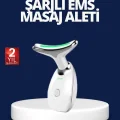  Yüz ve Boyun Sıkılaştırıcı Cilt Bakım Cihazı | EMS Mikro Akım & Kırışıklık Giderici