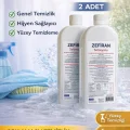 BUĞZ Zefiran Solüsyonu 1 Litre 2 Adet Set Antiseptik Hijyen ve Çok Amaçlı Temizlik Solüsyonu