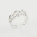 BUĞZ Zikzak Zirkon Taşlı Yüzük