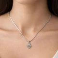BUĞZ Zirkon Taşlı Hamsa Fatma Eli Çelik Kolye MODEL 1 – Kararmaz, Alerji Yapmaz Zarif Kadın Kolyesi