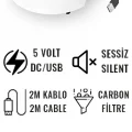 Cado Pet Kedi Köpek Su Pınarı Şelale 2 Litre - 5 volt ( usb'li ) Pembe