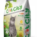 Cat City Doğal Bentonit Topaklanan Kedi Kumu 10 Lt Aktif Karbonlu