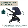 Chicco Seety Çift Yönlü Bebek Arabası - Oxford Blue