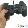 BUĞZ Çift Titreşimli Usb Kablolu Oyun Kolu Pc Uyumlu Vibration Gamepad