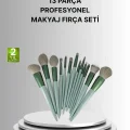 Cilt Dostu Profesyonel Makyaj Fırça Seti Pudra ve Fondöten İçin Uygun
