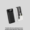 Çoklu Güvenlik Korumalı 20.000 mAh Powerbank Fener Özellikli