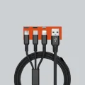 Çoklu USB Şarj Kablosu – 1,2m Hızlı Şarj, 3A Güçlü Akım
