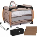 Comfymax Power Park Yatak Oyun Parkı 70x110 - Wood Brown