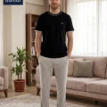 Ds Damat 2601 Erkek Spring Kısa Kol Pijama Takımı