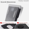 Dijital Tartı Baskül Yağ Su Kas Vücut Kitle Endeksi Kilo Ölçer Tartı Siyah Led Panel