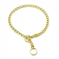 Doggie Eğitim Serisi Zincirli Köpek Boyun Tasması 3,5x55 cm - Gold