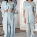 Effortt 5034 Sabahlıklı Lohusa Pijama Takımı