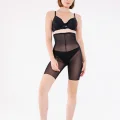 Freshness 0007 Lazer Kesim Tül Yüksek Bel Şort Korse