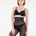 Freshness 0007 Lazer Kesim Tül Yüksek Bel Şort Korse
