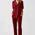 Freshness 324 Kadın 4Lü Sabahlıklı Şorlu Pijama Takımı