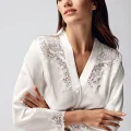 Freshness 9950-PT Saten Dantel Detaylı Pijama Takımı