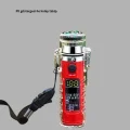 Güç Göstergeli Şarjlı Fenerli USB Elektrikli Çakmak