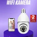 Güvenlik Kamerası Wi-Fi Özellikli 360 Derece Full Hd 1080p Ampül Kamera (Kopya)