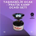 Hafif ve Kompakt Tasarımlı Taşınabilir Kamp Ocağı – Ergonomik Kullanım
