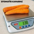 Hassas Dijital Terazi LCD Ekranlı Dara Alma ve Otomatik Kapanma Özellikli Mutfak Tartısı