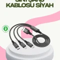 Hızlı Şarj Destekli Çoklu Şarj Kablosu – Seyahat ve Günlük Kullanım