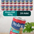 Genel Ürün Kuzu Etli Sos İçinde Et Parçacıklı Köpek Konservesi 400g x 24 Adet