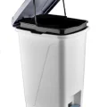 Genel Ürün VİOLET 25 Litre Iç Kovalı Slim Pedallı Çöp Kovası Antrasit renk