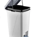 Genel Ürün VİOLET 25 Litre Iç Kovalı Slim Pedallı Çöp Kovası Antrasit renk