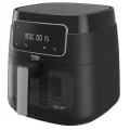 Genel Ürün Airfryer Yağsız Fritöz, 7.6 lt 1750 W Cam Sepet, 9 Otomatik Program Led Ekran, Siyah