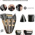 Genel Ürün 3 Başlıklı Şarjlı Saç Sakal Burun Kılı Alma Tıraş Makinası Profesyonelleri Tercihi Yeni Nesil 2023