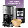 Genel Ürün Ekf7700 Filtre Kahve Makinesi + 250 Gr Bialetti Roma Kahve + 100lü Filtre Avantaj Paketi