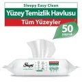 Havlu Easy Clean Yüzey Temizlik Havlusu (Beyaz Sabun Kokulu) 50 Yaprak