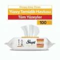Havlu Easy Clean Arap Sabunu Katkılı Yüzey Temizlik Havlusu 100 Yaprak