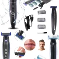 Genel Ürün Elektrikli-jilet Çift Taraflı Bıçak Kafası Tıraş Makinesi Değişimi Için Şarjlı Sakal Şekillendirici