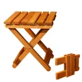 Genel Ürün Tekli Katlanır Tabure 30cm 30cm Yükseklik Yerden 36cm Ahşap 1 Kg Tek Kişilik Katlanabilir Kahvereng
