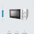 Genel Ürün Mikrodalga Fırın Beyaz BMD 200 B