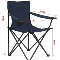 Genel Ürün Taşıma Çantalı Lacivert Katlanabilir Kamp Sandalyesi Piknik Sandalyesi Plaj Sandalyesi Taşıma Çanta