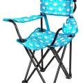Genel Ürün Metal Çocuk Katlanır Kamp Sandalyesi Çocuk Kamp Sandalyesi Şık 2li Turkuaz Tek Kişilik
