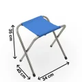 Genel Ürün 4 Kişilik ve üstü Katlanır Balıkçı taburesi, kamp taburesi, piknik taburesi, Kamp Sandalyesi-Mavi-*