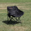 Genel Ürün Siyah KAMP SANDALYESİ- KATLANABİLİR Katlanabilir Tek Kişilik Metal Tekli