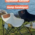 Genel Ürün Siyah KAMP SANDALYESİ- KATLANABİLİR Katlanabilir Tek Kişilik Metal Tekli