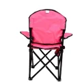 Genel Ürün Tek Kişilik Mini Çocuk Katlanır Çantalı Kamp Sandalyesi Pembe Tekli Pembe Metal Çocuk Kamp Sandalye
